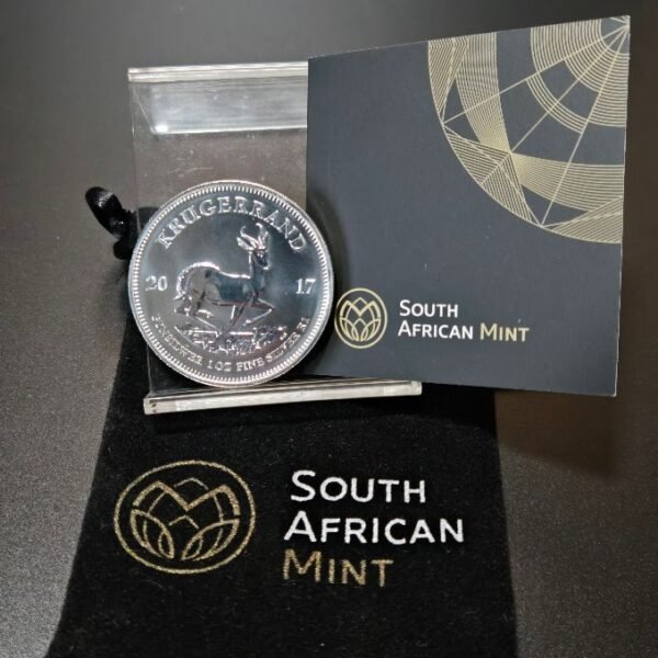 2017 South Africa 50th Anniversary Silver Krugerrand 1 oz Silver